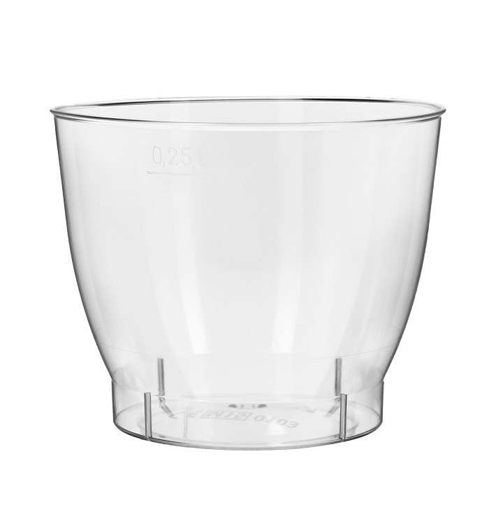 Plastic Cup PS Injection Moulding "Cool Cup PS" 250 ml (750 Units) Plastic Cup PS Injection Moulding "Cool Cup PS" 250 ml (750 Units)