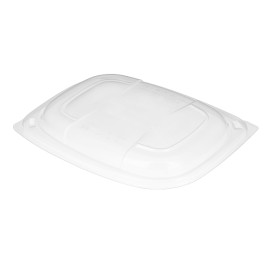 Plastic Lid Translucent Container PP 800/1000ml 21,5x17x2cm (20 Units) 