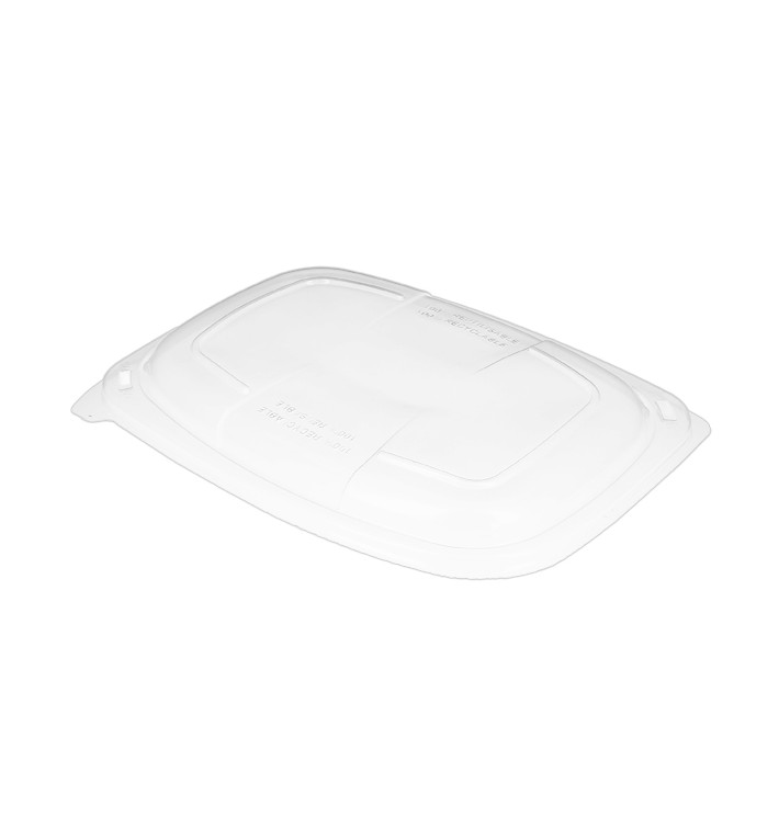 Plastic Lid Translucent Container PP 1050/1250ml 25,5x18,9x2cm (320 Units) Plastic Lid Translucent Container PP 1050/1250ml 25,5x18,9x2cm (320 Units)