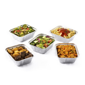 Foil Pan "24 Cannelloni" 2400ml 32,5x25x3,8cm (100 Units) 