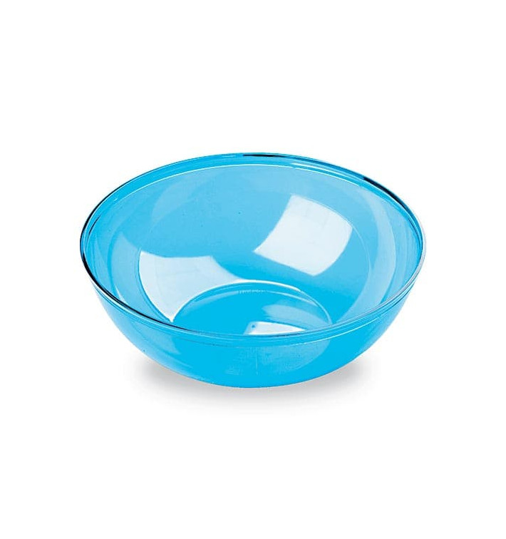 Plastic Bowl PS Crystal Hard Turquoise 400ml Ø14cm Plastic Bowl PS Crystal Hard Turquoise 400ml Ø14cm