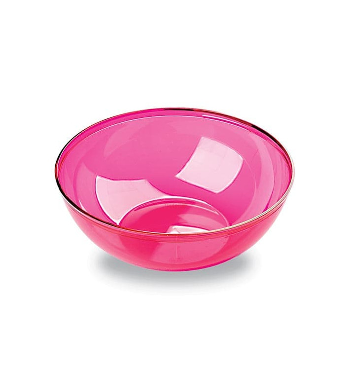 Plastic Bowl PS Crystal Hard Raspberry 400ml Ø14cm Plastic Bowl PS Crystal Hard Raspberry 400ml Ø14cm