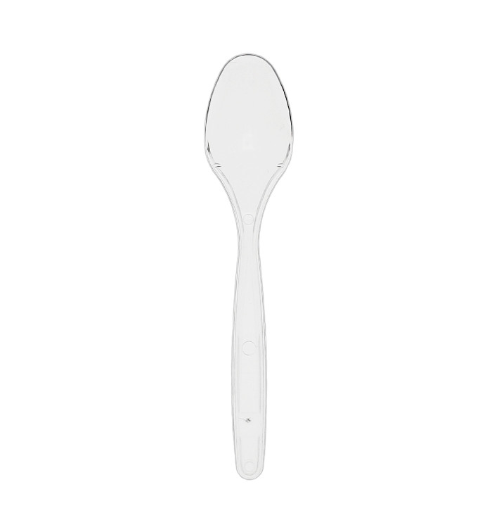 Reusable Plastic PS Teaspoon Transparent 12,5cm (720 Units) Reusable Plastic PS Teaspoon Transparent 12,5cm (720 Units)