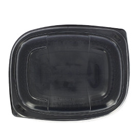 Plastic Lid Translucent Container PP 800/1000ml 21,5x17x2cm (20 Units) 