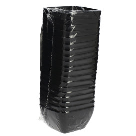 Tasting Plastic Bowl PS Black 5x5x3 cm 75ml (200 Units)