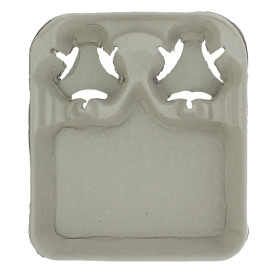 Paper Cup Carrier 2 Slots "Menu" (20 Units)