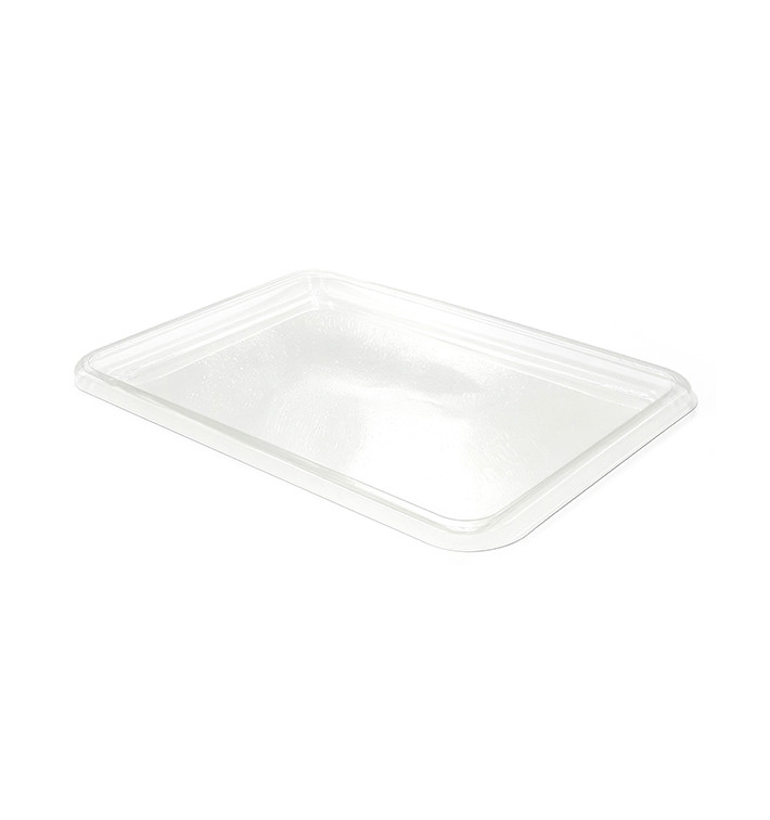 Plastic Tray RPET Transparent 35x24cm (10 Units) Plastic Tray RPET Transparent 35x24cm (10 Units)