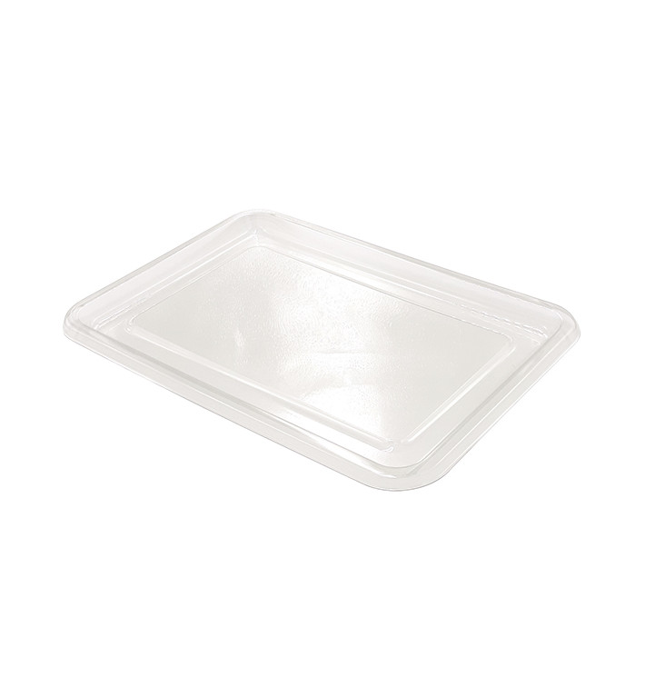 Plastic Tray RPET Transparent 46x30cm (10 Units) Plastic Tray RPET Transparent 46x30cm (10 Units)