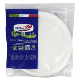 Reusable PS Plate Round White Ø32cm (180 Units)