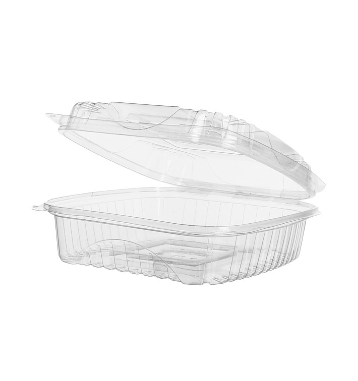 Clamshell Deli Container PLA 20,0x20,0x7,5cm (80 Units) Clamshell Deli Container PLA 20,0x20,0x7,5cm (80 Units)
