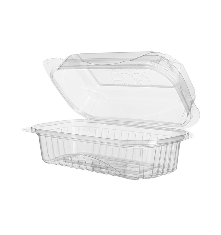 Clamshell Deli Container PLA 23,0x15,0x7,5cm (80 Units) Clamshell Deli Container PLA 23,0x15,0x7,5cm (80 Units)