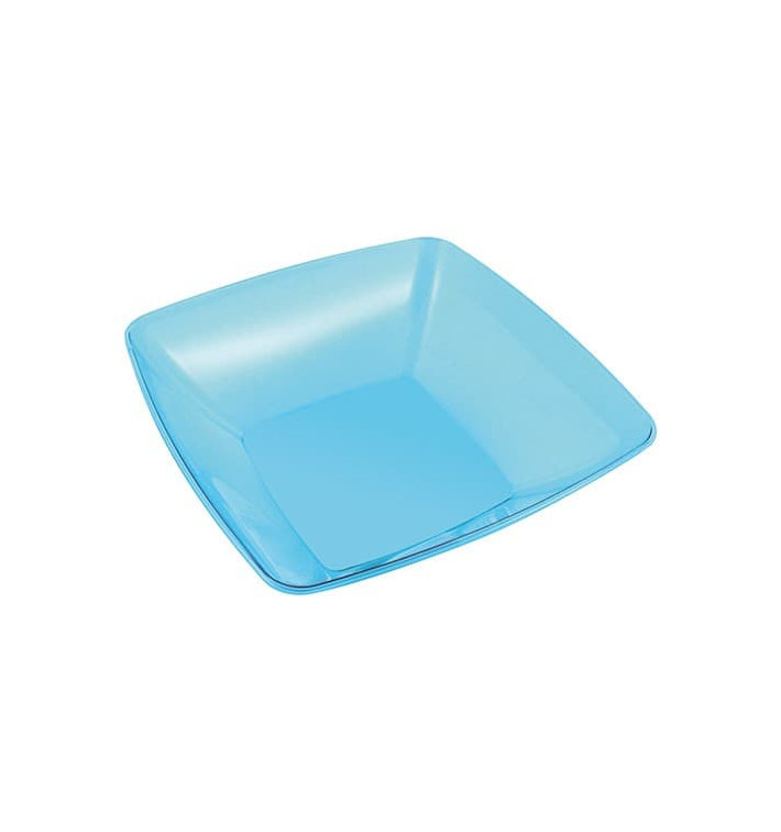 Plastic Bowl PS Crystal Hard Turquoise 480ml 14x14cm Plastic Bowl PS Crystal Hard Turquoise 480ml 14x14cm