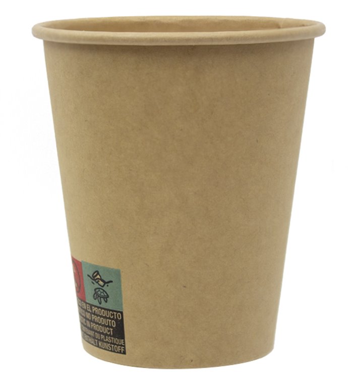Paper Cup 9 Oz/280ml Kraft-Kraft Ø8,1cm (1.000 Units)