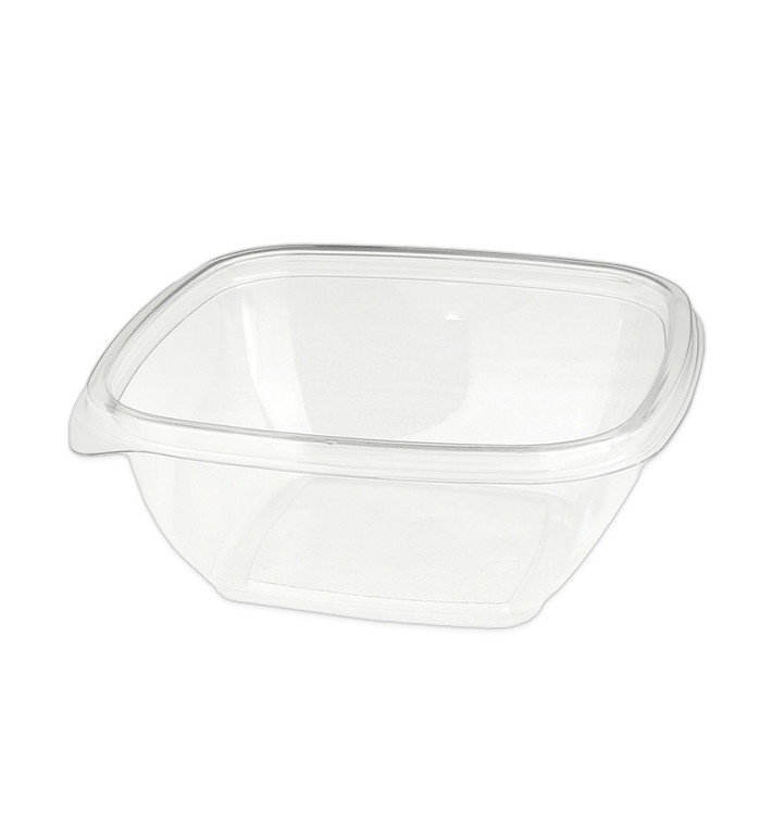 Plastic Bowl PET Square Shape 375ml 125x125x50mm (500 Units) Plastic Bowl PET Square Shape 375ml 125x125x50mm (500 Units)