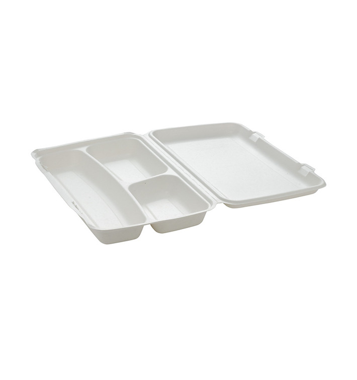 Sugarcane Panini Container 3C 38x48,3x6,15cm (100 Units) Sugarcane Panini Container 3C 38x48,3x6,15cm (100 Units)