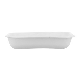 Sugarcane Tray Ecologic White 470ml 18,0x12,0x4,0cm (400 Units)