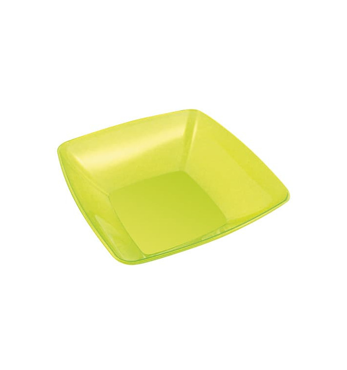 Plastic Bowl PS Crystal Hard Green 480ml 14x14cm Plastic Bowl PS Crystal Hard Green 480ml 14x14cm