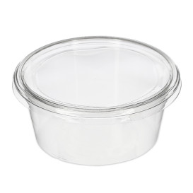 Lid for Tub Deli Container PLA Clear Compostable 145ml (100 Units)