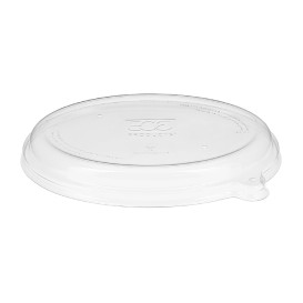 Plastic Lid RPET for Oval Sugarcane Tray Ecologic Clear 710 and 940 ml (300 Units)