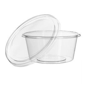 Lid for Tub Deli Container PLA Clear Compostable 145ml (100 Units)