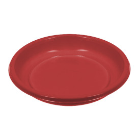 Reusable Plate Deep Economic PS Red Ø20,5cm (150 Units)