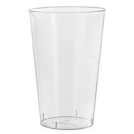 Plastic Cup PS Injection Moulding Clear 400 ml (50 Units)