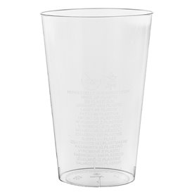 Plastic Cup PS Injection Moulding Clear 400 ml (500 Units)