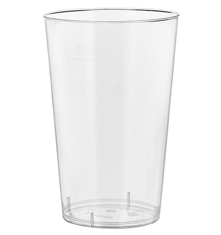 Plastic Cup PS Injection Moulding Clear 300 ml (500 Units) Plastic Cup PS Injection Moulding Clear 300 ml (500 Units)