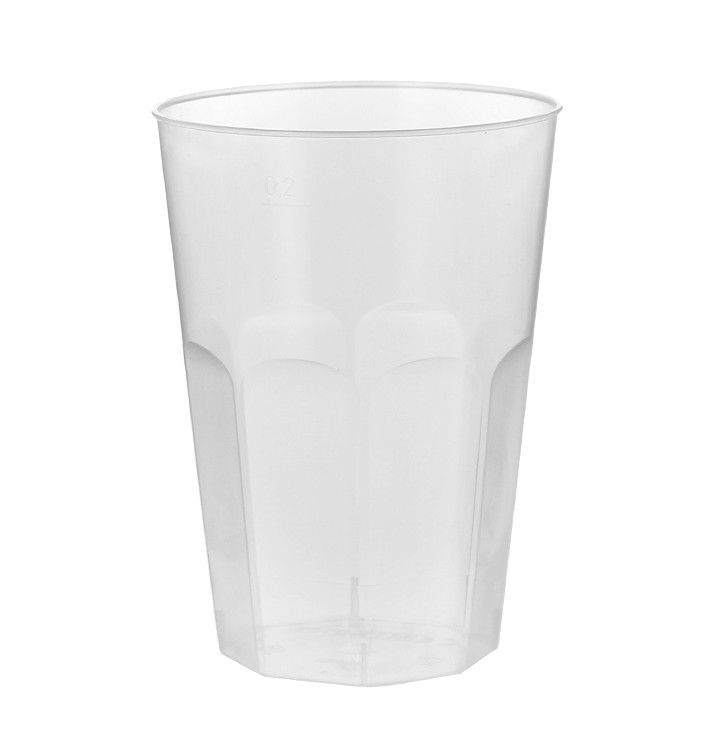 Plastic Cup PP "Deco" Clear 200 ml (25 Units) Plastic Cup PP "Deco" Clear 200 ml (25 Units)