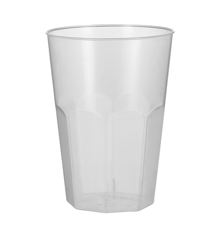 Plastic Cup PP "Deco" Clear 300 ml (30 Units) Plastic Cup PP "Deco" Clear 300 ml (30 Units)