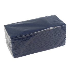Pocket Fold Airlaid Napkins "Kanguro" Blue 40x40cm (30 units) 