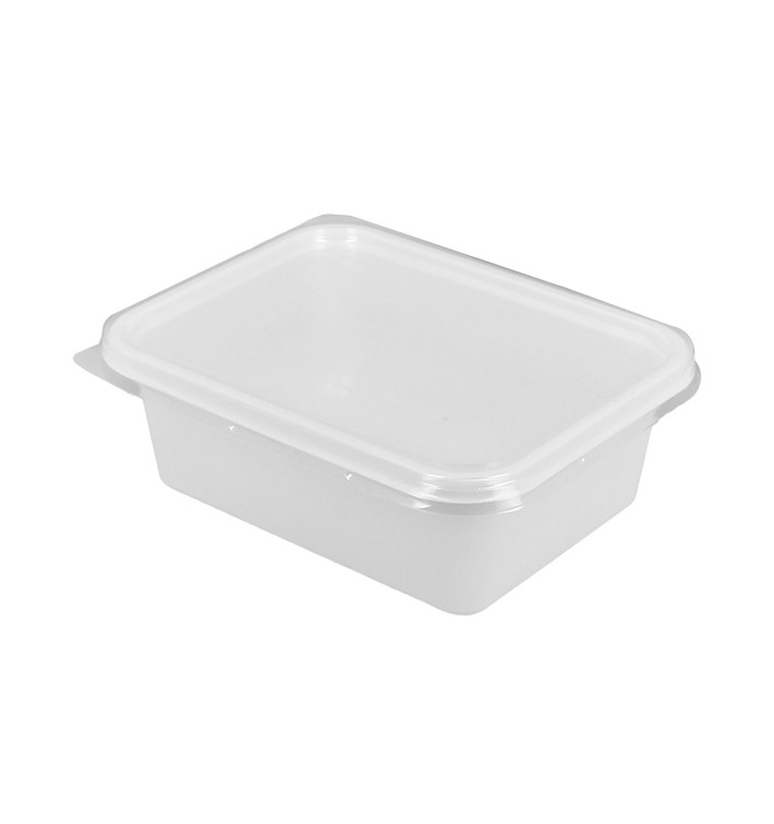 Container with Plastic Lid Clear 12,7x9,1x4,2cm (100 Units) Container with Plastic Lid Clear 12,7x9,1x4,2cm (100 Units)