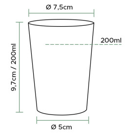 Plastic Cup PS Clear 200 ml (1000 Units)