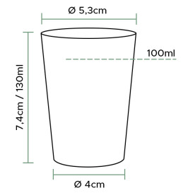 Plastic Shot PS Injection Moulding Clear 230ml (1.400 Units)