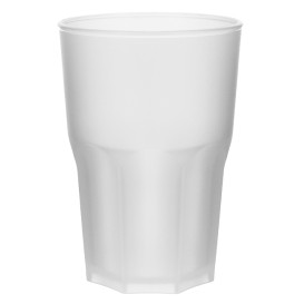 Plastic Cup PP Clear Ø8,5cm 400ml (75 Units)