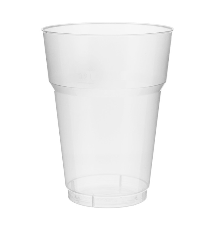 Plastic Pint Glass PP Clear 200 ml (1000 Units)