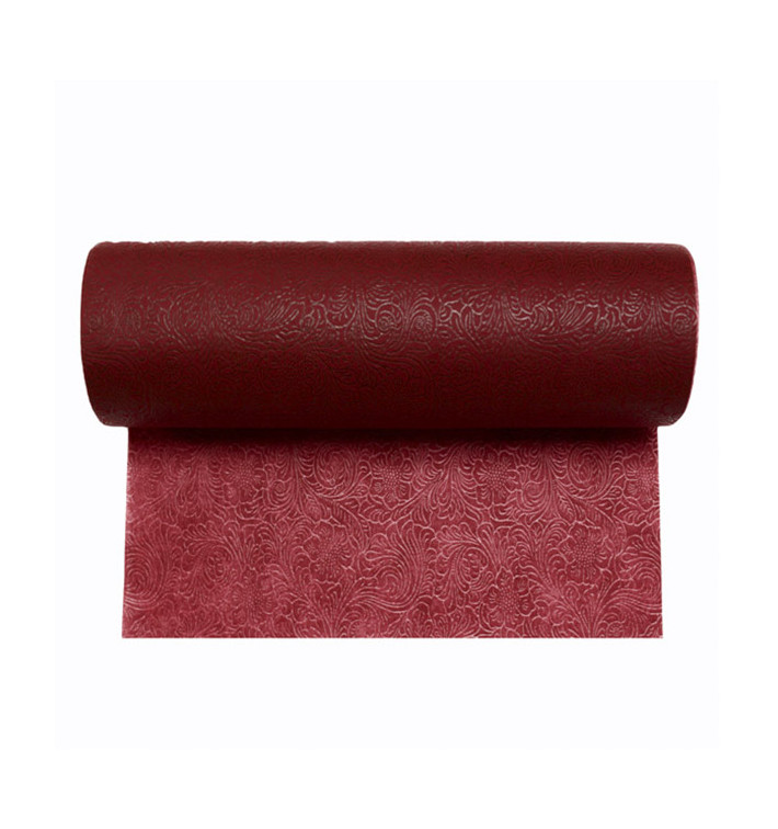 Non-Woven PLUS Tablecloth Roll Burgundy 1,2x50m P40cm (1 Unit) Non-Woven PLUS Tablecloth Roll Burgundy 1,2x50m P40cm (1 Unit)