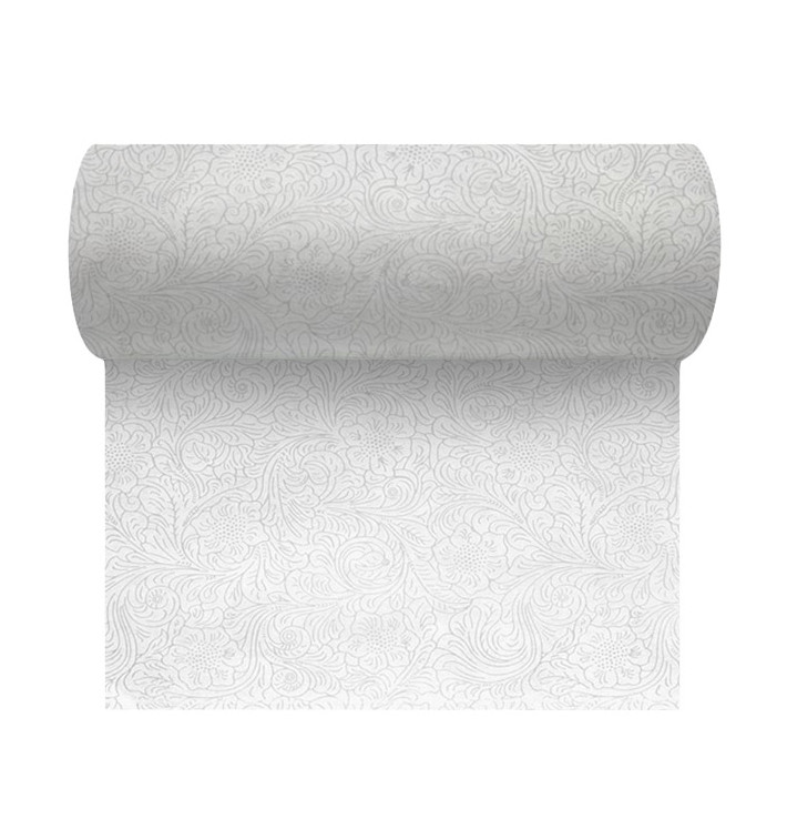 Non-Woven PLUS Tablecloth Roll White 0,4x50m P30cm (1 Unit) Non-Woven PLUS Tablecloth Roll White 0,4x50m P30cm (1 Unit)