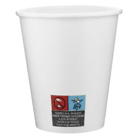 Paper Cup White 9 Oz/280ml Ø8,1cm (600 Units)