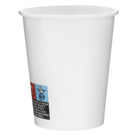 Paper Cup White 6Oz/180ml Ø7,0cm (50 Units)