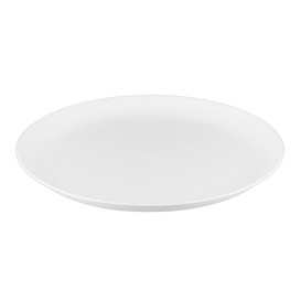 Reusable Plate Durable PP Mineral White Ø27,5cm (6 Units)