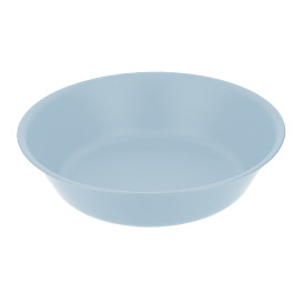 Reusable Plate Durable PP Mineral Blue Ø18cm (6 Units)