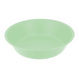 Reusable Plate Durable PP Mineral Green Ø18cm (54 Units)
