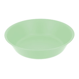 Reusable Plate Durable PP Mineral Green Ø18cm (6 Units)