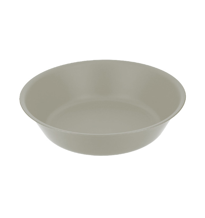 Reusable Plate Durable PP Mineral Grey Ø18cm (54 Units) Reusable Plate Durable PP Mineral Grey Ø18cm (54 Units)