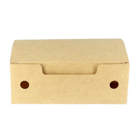 Paper Take-Out Box Small size Kraft 1,15x0,72x0,43cm (25 Units)