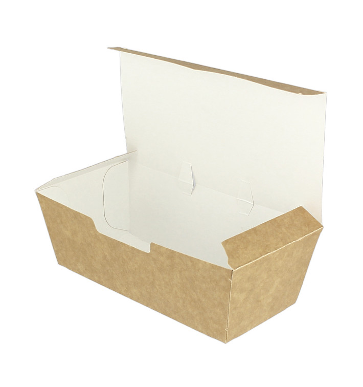 Paper Take-Out Box Kraft 16,5x7,5x6cm (25 Units) Paper Take-Out Box Kraft 16,5x7,5x6cm (25 Units)