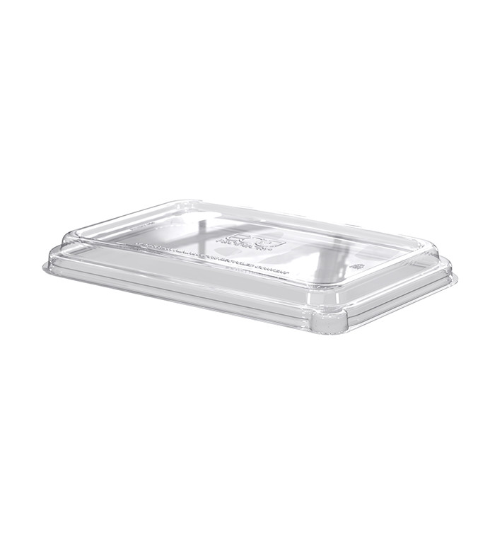 Plastic Lid RPET Clear for Sugarcane Tray Ecologic 355 and 470 ml (50 Units) Plastic Lid RPET Clear for Sugarcane Tray Ecologic 355 and 470 ml (50 Units)