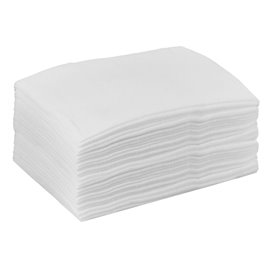 Disposable Spunlace Towel for Hair Salon White 40x80cm 50g/m² (700 Units)