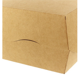 Paper Burger Box Kraft XXL 14,5x14,5x8cm (400 Units)